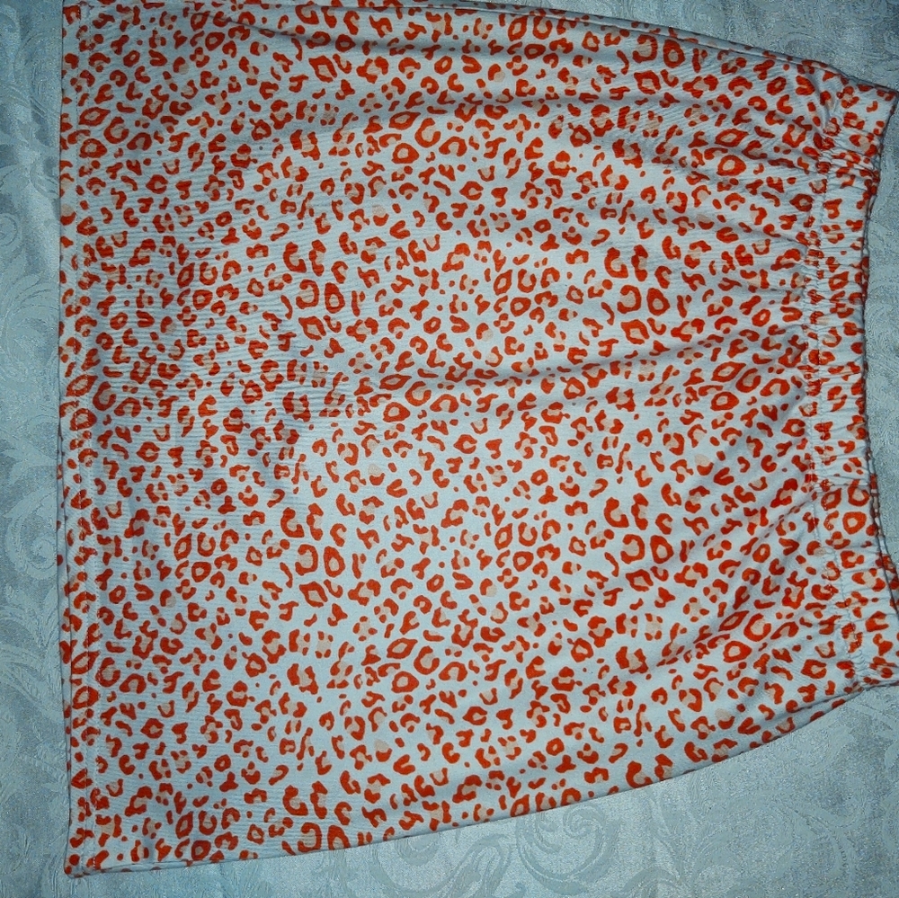 Cheetah Print Miniskirt